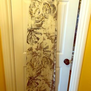 Lavender Brown maxi dress